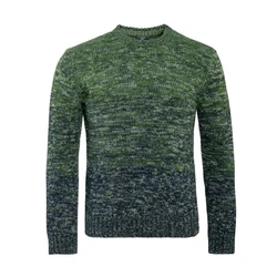 LIVING CRAFTS Strickpullover PASCAL Blau/Dunkelgrün/Türkis/Grün