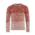 LIVING CRAFTS Strickpullover PASCAL Rot/Orange/Braun/Dunkelrot