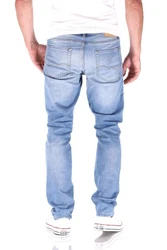 Jack & Jones Slim-fit-Jeans Glenn Dash Indigo Hellblau/Blau