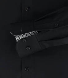 CASAMODA Businesshemd Kent Comfort Fit Schwarz