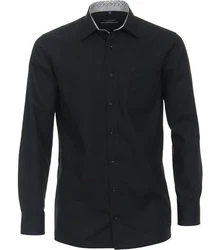 CASAMODA Businesshemd Kent Comfort Fit Schwarz