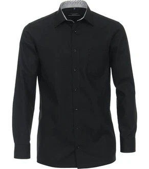 CASAMODA Businesshemd Kent Comfort Fit Schwarz