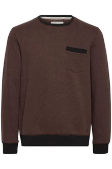 Blend Sweatshirt BLEND 모델 BHSweatshirt Braun/Dunkelrot/Dunkelbraun