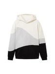TOM TAILOR Denim Hoodie RELAXED STYLE BLOCK Farblock