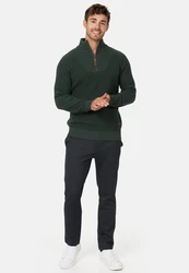 Indicode Strickpullover INYassip Dunkelgrün