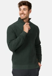 Indicode Strickpullover INYassip Dunkelgrün