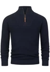 Indicode Strickpullover INYassip Dunkelblau/Hellblau Indicode Strickpullover INYassip Dunkelblau/Hellblau