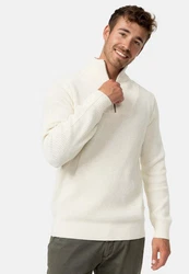 Indicode Strickpullover INYassip Beige/Khaki/Weiß/Creme