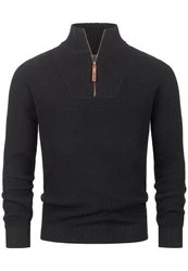 Indicode Strickpullover INYassip Dunkelgrau/Schwarz/Grau/Dunkelblau