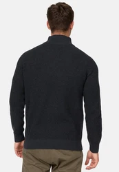 Indicode Strickpullover INYassip Dunkelgrau/Grau