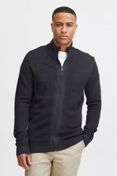 !Solid Strickjacke SDNicklas Schwarz/Dunkelgrau/Grau