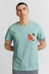 Blend T-Shirt BLEND Style BHTrop Hellblau/Blau/Grün/Türkis