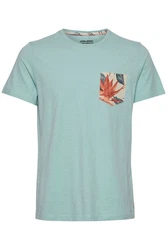 Blend T-Shirt BLEND Style BHTrop Hellblau/Blau/Grün/Türkis