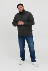 Blend Strickpullover BLEND BHBRobin Dunkelgrau/Grau