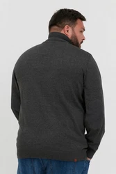 Blend Strickpullover BLEND BHBRobin Dunkelgrau/Grau