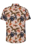 Blend Hawaiihemd BHGawai Beige/Hellblau/Grau/Braun