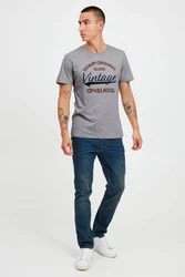 Blend T-Shirt BLEND BHErwin Grau/Hellgrau/Lila/Rot