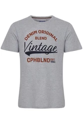 Blend T-Shirt BLEND BHErwin Grau/Hellgrau/Lila/Rot
