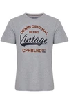 Blend T-Shirt BLEND BHErwin Grau/Hellgrau/Lila/Rot