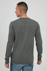 11 Project Strickpullover PRIngmar Dunkelgrau/Hellgrau/Grau