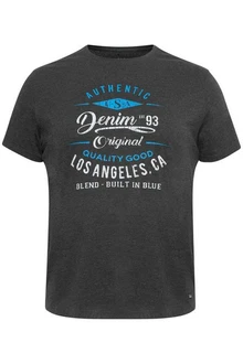 Blend T-Shirt BLEND BHBDoppler Grau/Dunkelgrau/Dunkelgrün/Lila