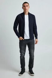11 Project Strickjacke PRBalin Dunkelblau/Blau/Hellblau