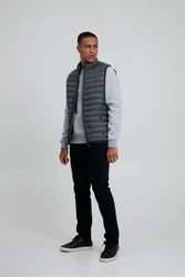 BLEND Weste 'Romsey' Dunkelgrau/Schwarz/Grau/Hellgrau