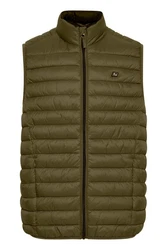 BLEND Weste 'Romsey' Dunkelgrün/Khaki