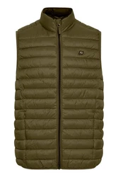BLEND Weste 'Romsey' Dunkelgrün/Khaki