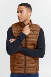 BLEND Weste 'Romsey' Braun/Rot