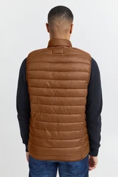 BLEND Weste 'Romsey' Braun/Rot