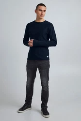 11 Project Strickpullover Style PRFriko Dunkelblau