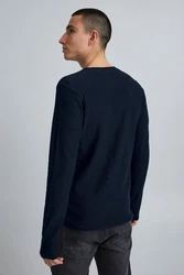 11 Project Strickpullover Style PRFriko Dunkelblau