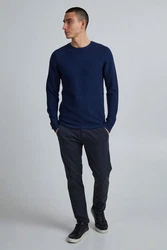 11 Project Strickpullover PRFrode Dunkelblau/Blau