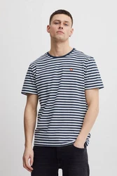 Blend T-Shirt Style BHBDinton Hellblau/Schwarz/Grün/Dunkelblau/Rot/Blau/Weiß