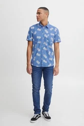 Blend Kurzarmhemd BHShirt Blau