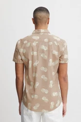 Blend Kurzarmhemd BHShirt Khaki/Beige/Braun