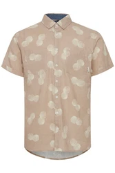 Blend Kurzarmhemd BHShirt Khaki/Beige/Braun