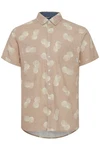 Blend Kurzarmhemd BHShirt Khaki/Beige/Braun