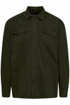 Blend Langarmhemd BHShirt Dunkelgrün/Khaki