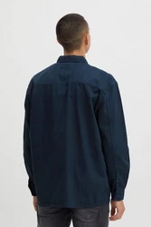 Blend Langarmhemd BHShirt Hellblau/Blau/Dunkelblau
