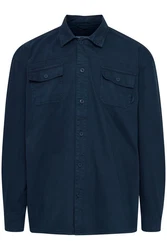 Blend Langarmhemd BHShirt Hellblau/Blau/Dunkelblau
