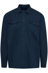 Blend Langarmhemd BHShirt Hellblau/Blau/Dunkelblau