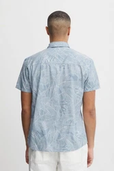 Blend Kurzarmhemd BHShirt Blau/Hellblau