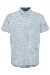 Blend Kurzarmhemd BHShirt Blau/Hellblau