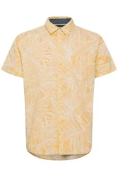 Blend Kurzarmhemd BHShirt Gelb/Beige/Braun