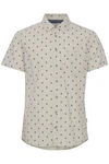 Blend Kurzarmhemd BHShirt Grün/Hellblau/Creme/Weiß/Beige/Rot/Braun