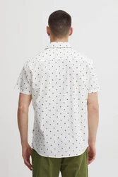 Blend Kurzarmhemd BHShirt Khaki/Grün/Dunkelgrün/Creme