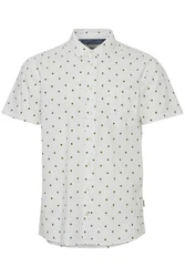 Blend Kurzarmhemd BHShirt Khaki/Grün/Dunkelgrün/Creme