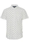 Blend Kurzarmhemd BHShirt Khaki/Grün/Dunkelgrün/Creme